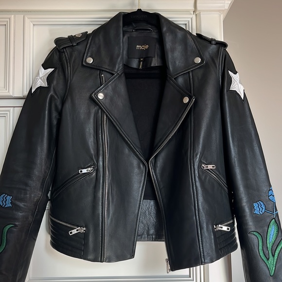 Maje real leather jacket - Picture 2 of 10
